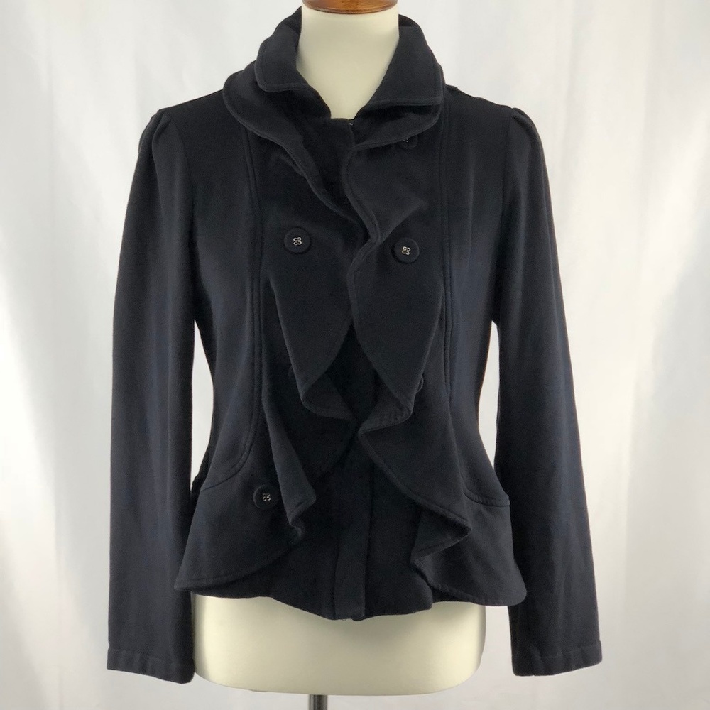 CLEARANCE 5 for $20 SALE Style&co Ruffle Front Fleece Jacket | D10008